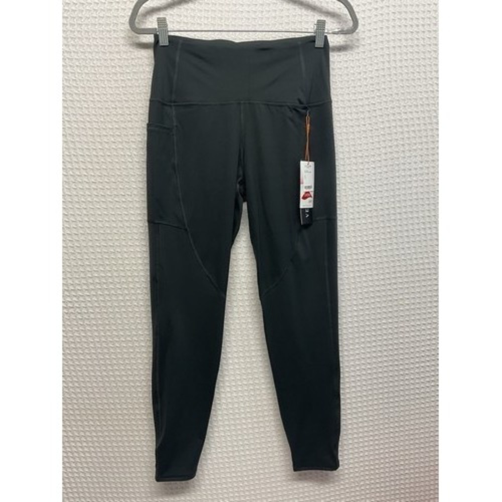 NWT Venor Sport Black Onyx Seamed Compression Leggings Pants Women Medium China